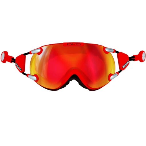 Casco FX-70 Carbonic Red/orange Mirror