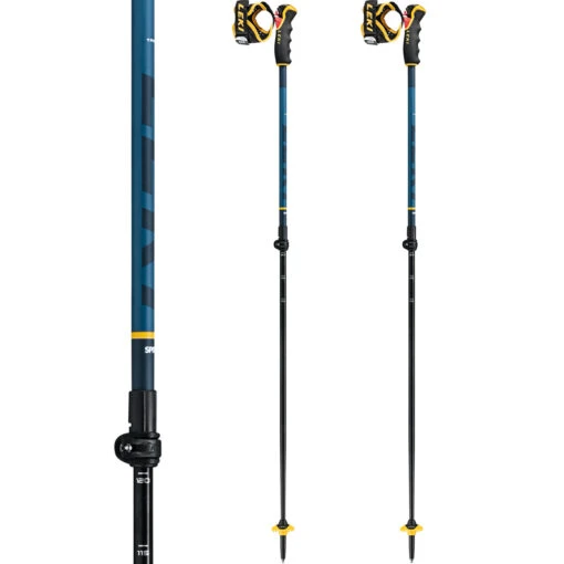 Leki Spitfire Vario 3D Denimblue/aegeanblue/mustard