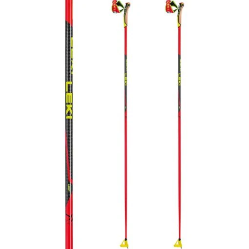 Leki HRC Marathon Bright Red/neonyellow/black