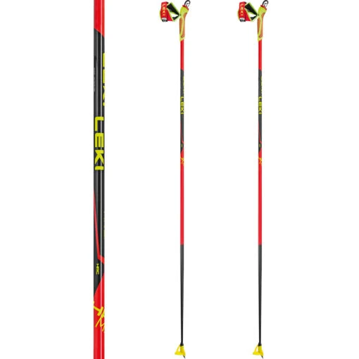Leki HRC Max FRT Bright Red/neonyellow/black