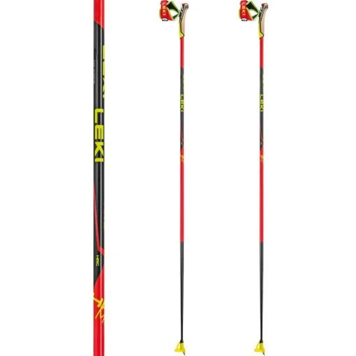 Leki HRC Max Bright Red/neonyellow/black
